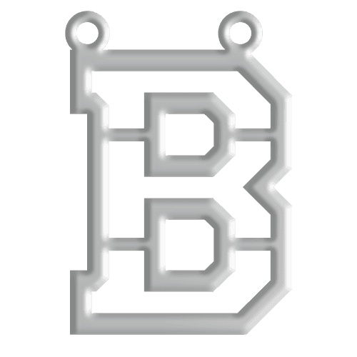 B Initial Pendant