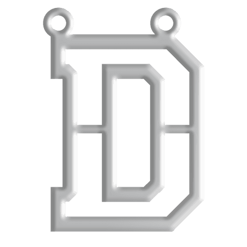 D Initial Pendant