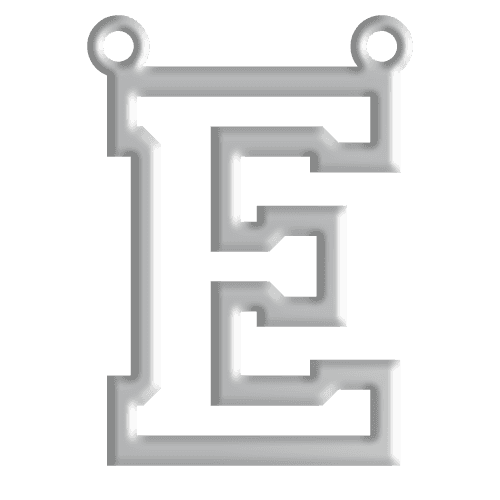E Initial Pendant