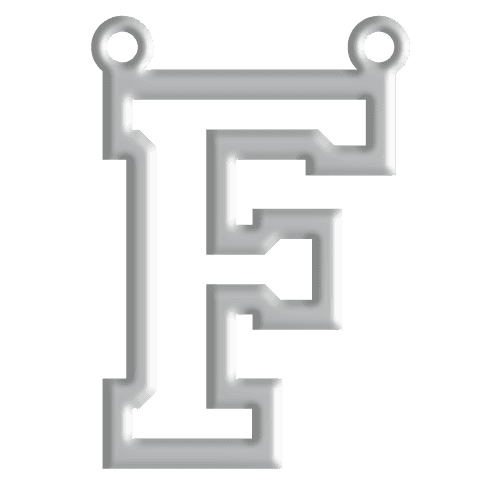 F Initial Pendant