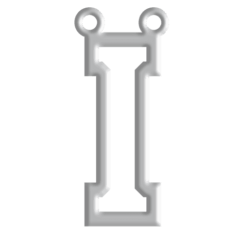I Initial Pendant
