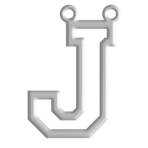 J Initial Pendant