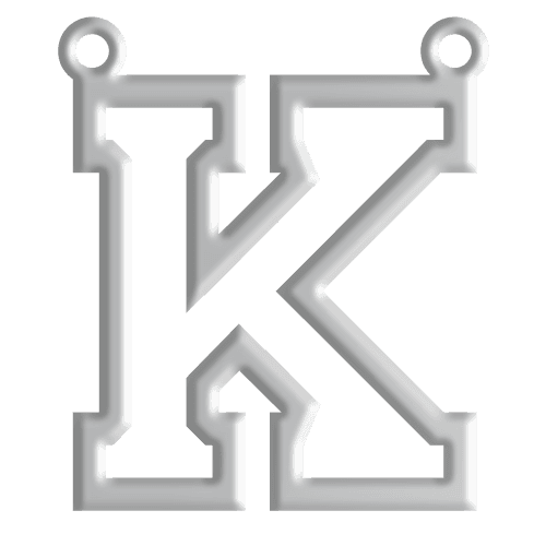 K Initial Pendant