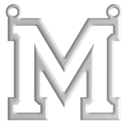M Initial Pendant