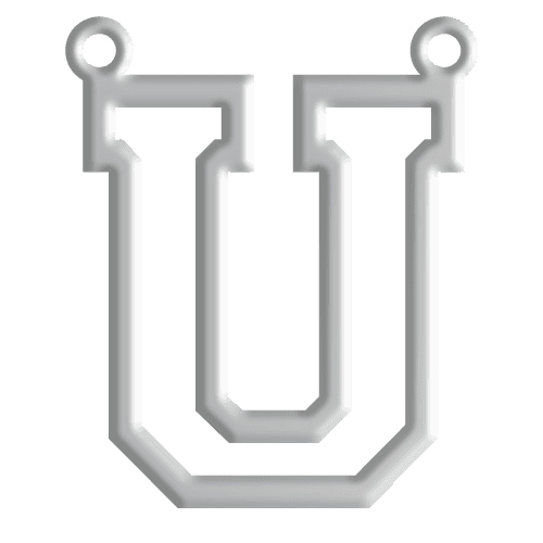 U Initial Pendant