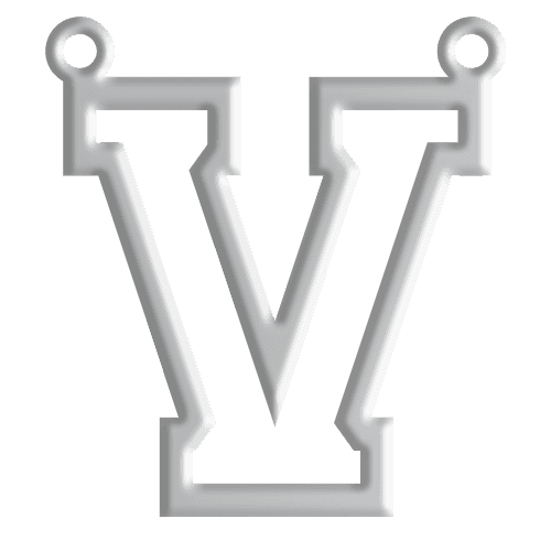 V Initial Pendant