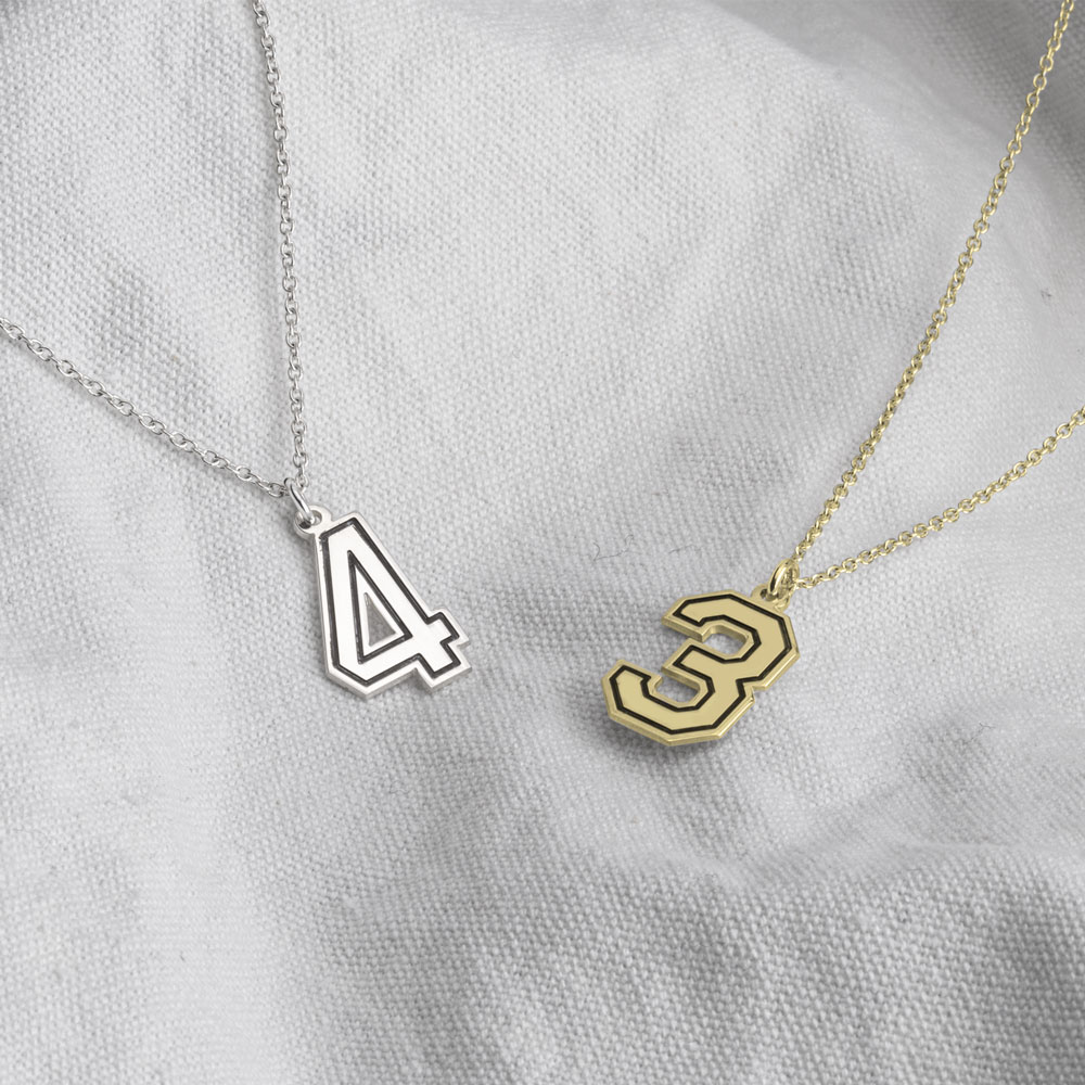 Sport Number Necklace