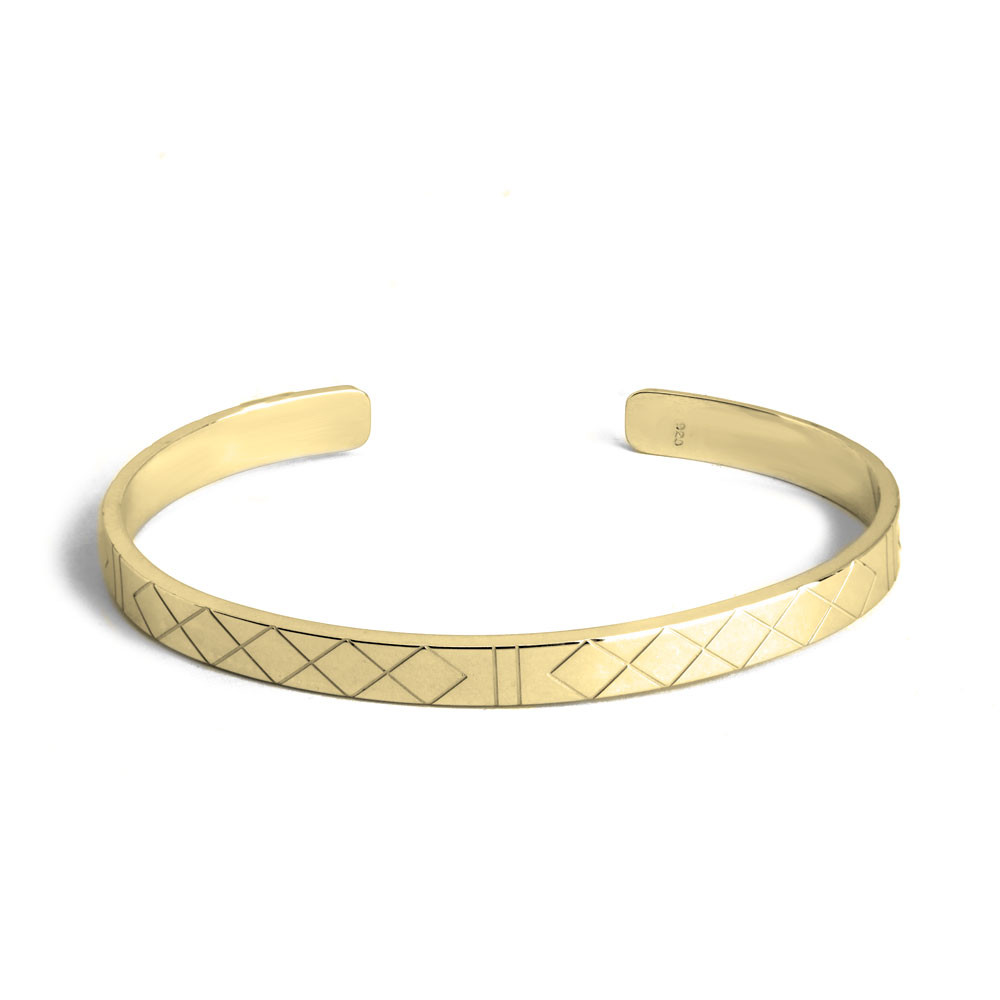 Tribal Silver Bracelet For Men