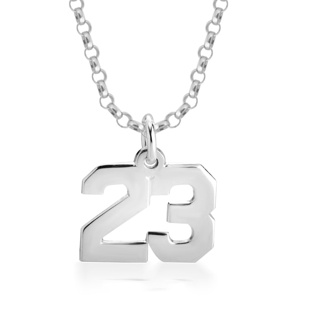 Men's Number Necklace