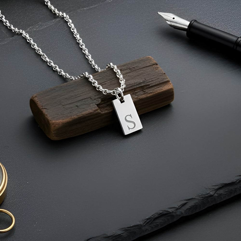 Men's Initial Necklace