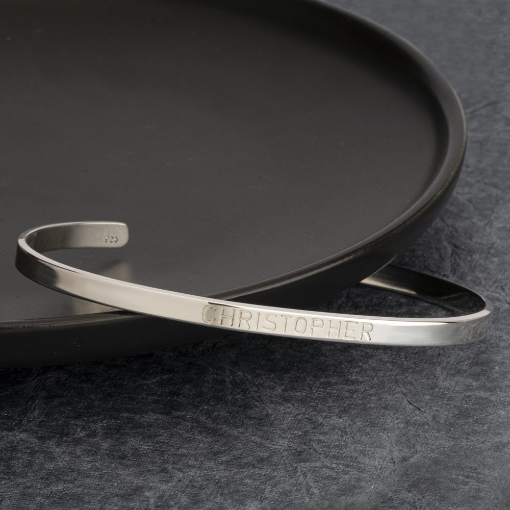 Engraved Name Bracelet For Men