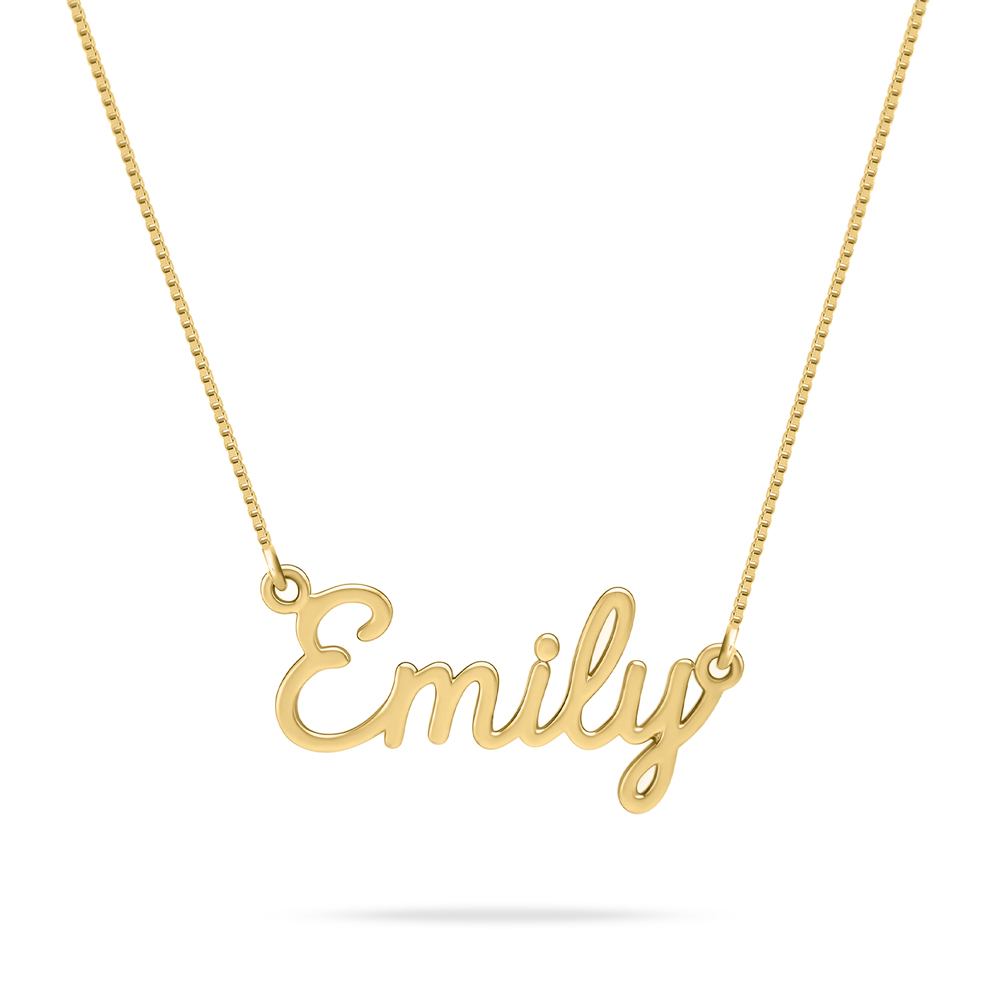 Bold Cursive Name Necklace