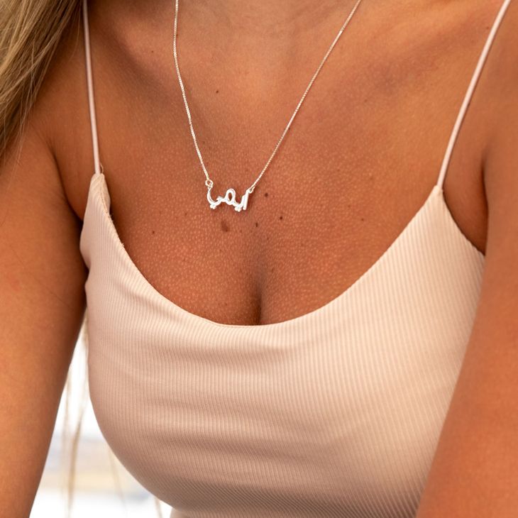 Script Arabic Name Necklace model