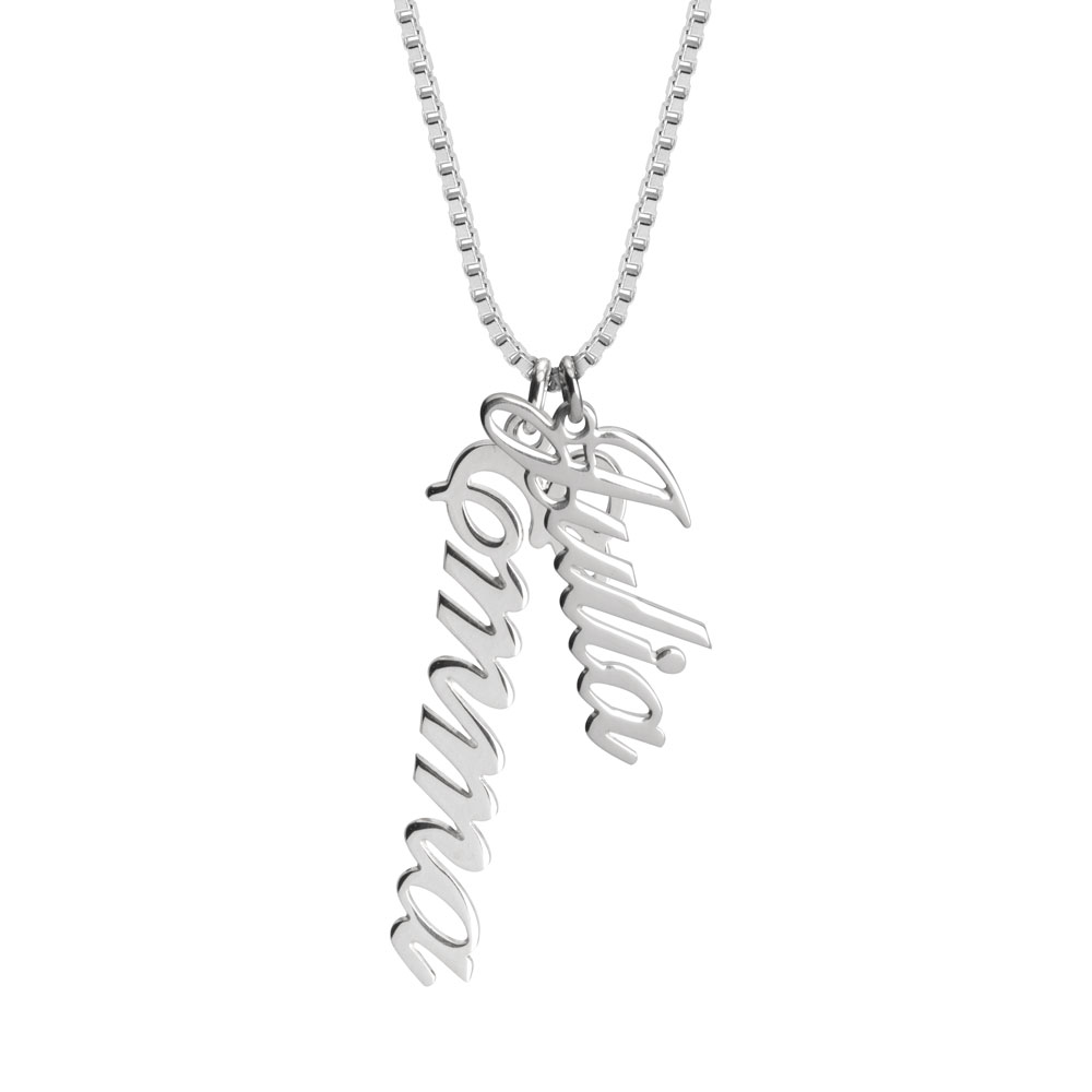 Multiple Name Pendants Necklace