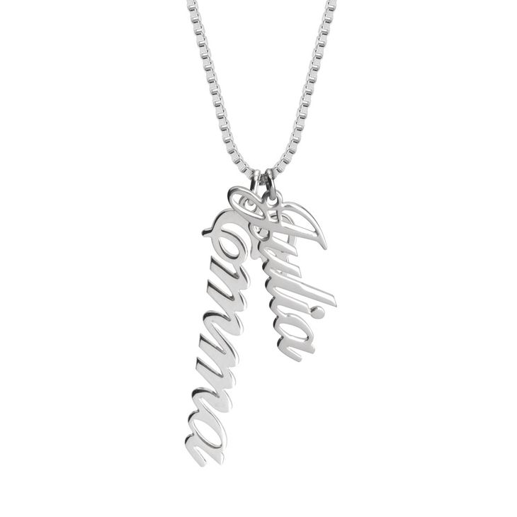 Multiple Name Pendants Necklace