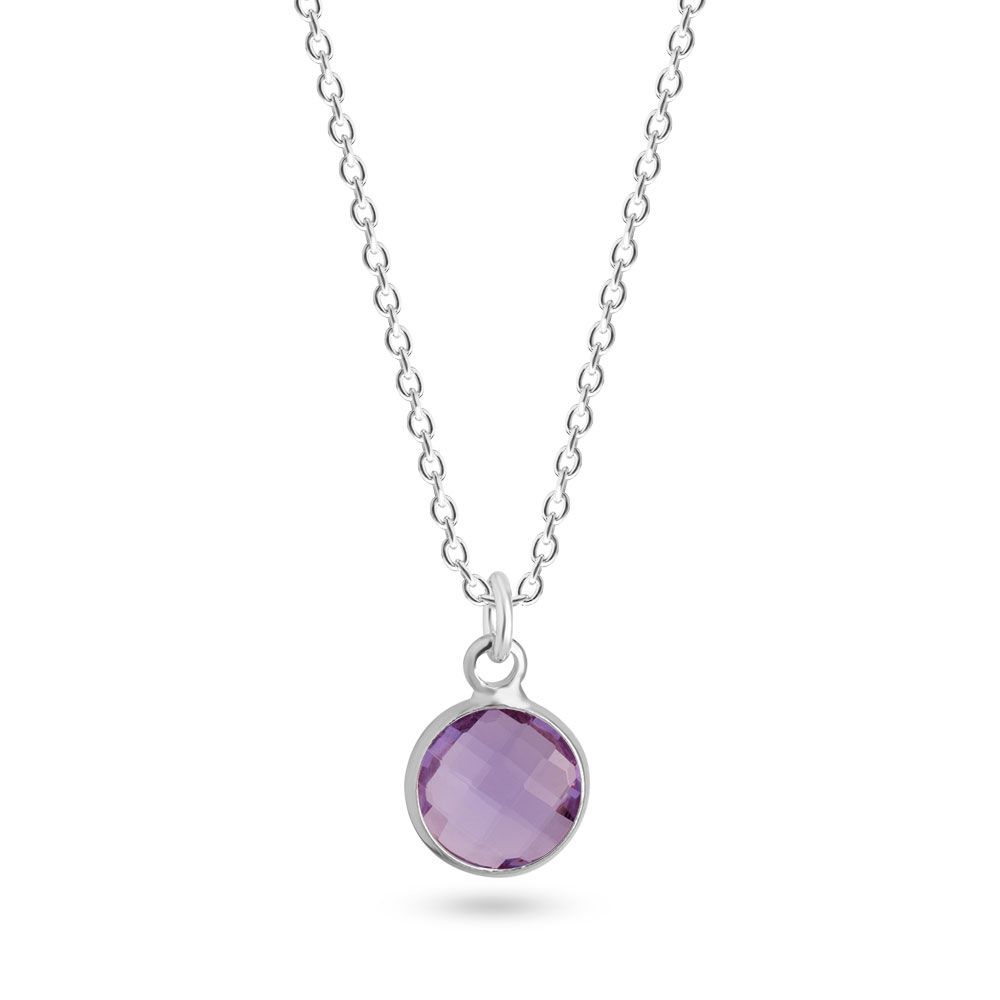 Amethyst Necklace - February Birthstone Necklace