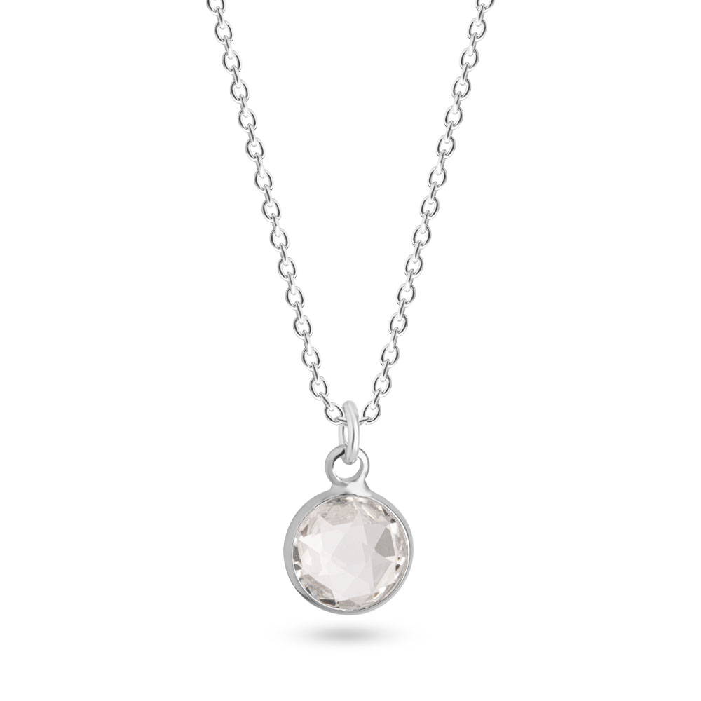 Diamond Necklace - April Birthstone Necklace