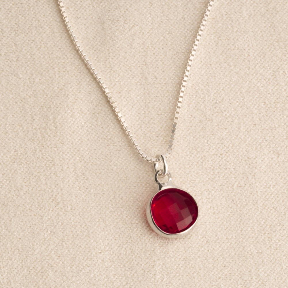 Ruby Necklace - July Birthstone Necklace