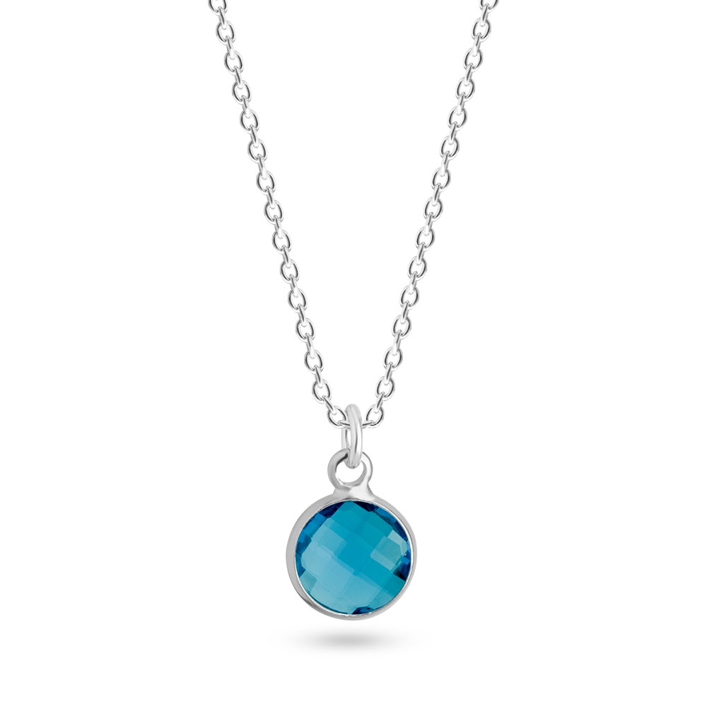 Zircon Necklace - December Birthstone Necklace