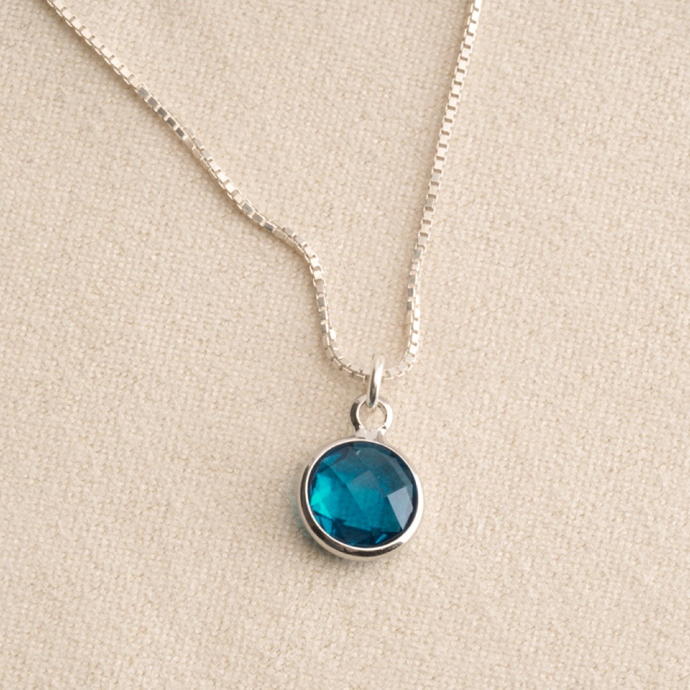 Zircon Necklace - December Birthstone Necklace