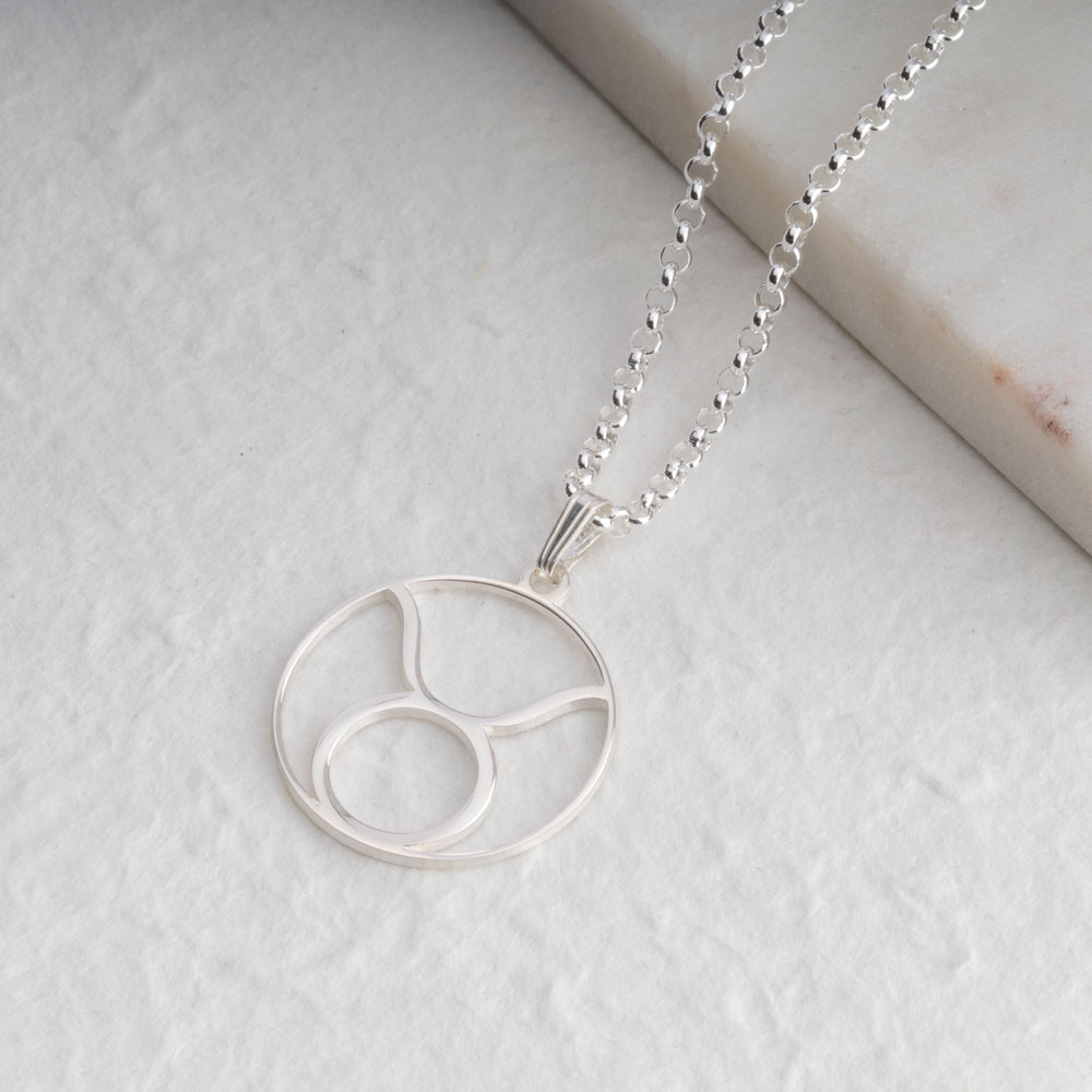 Mens Zodiac Sign Necklace