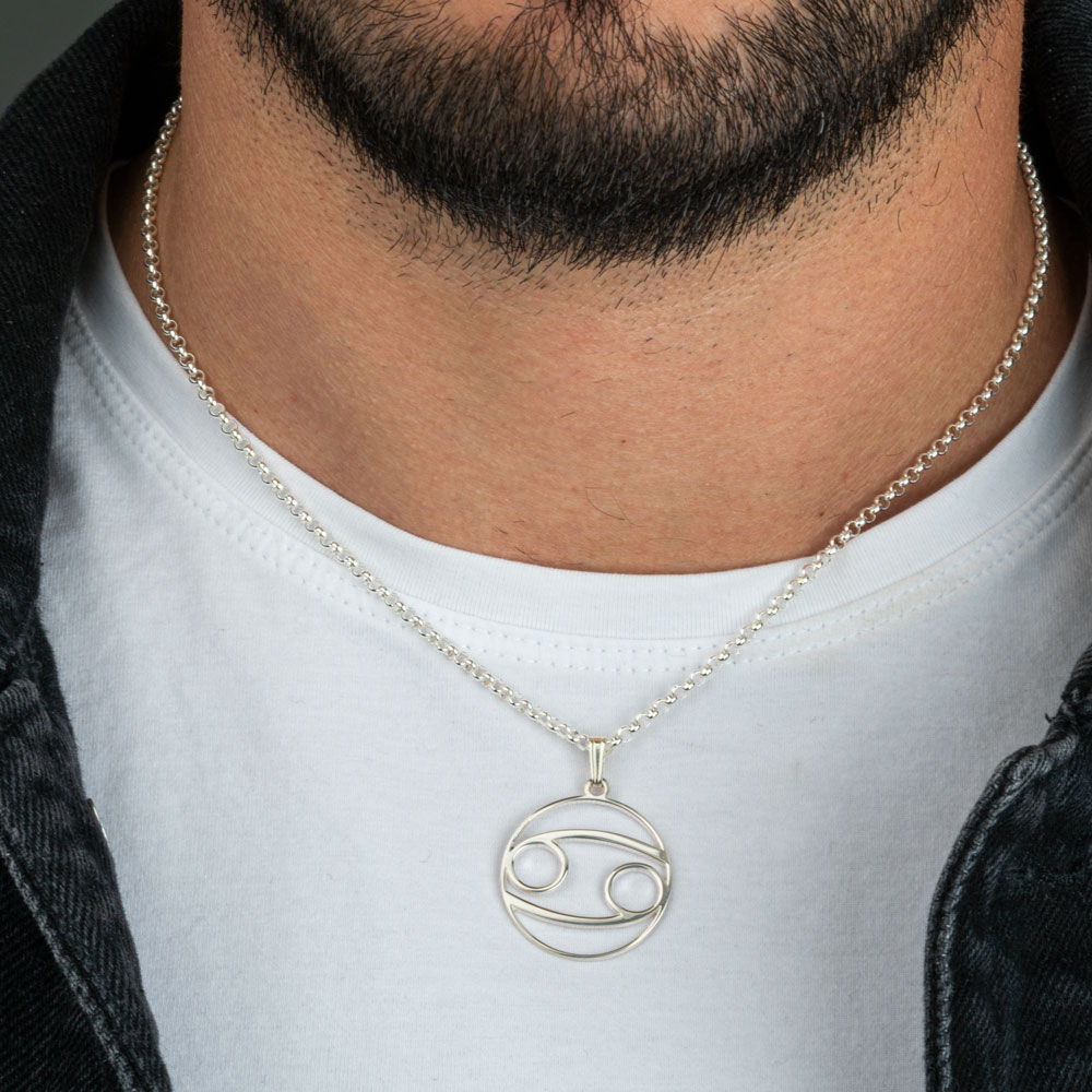 Mens Zodiac Sign Necklace