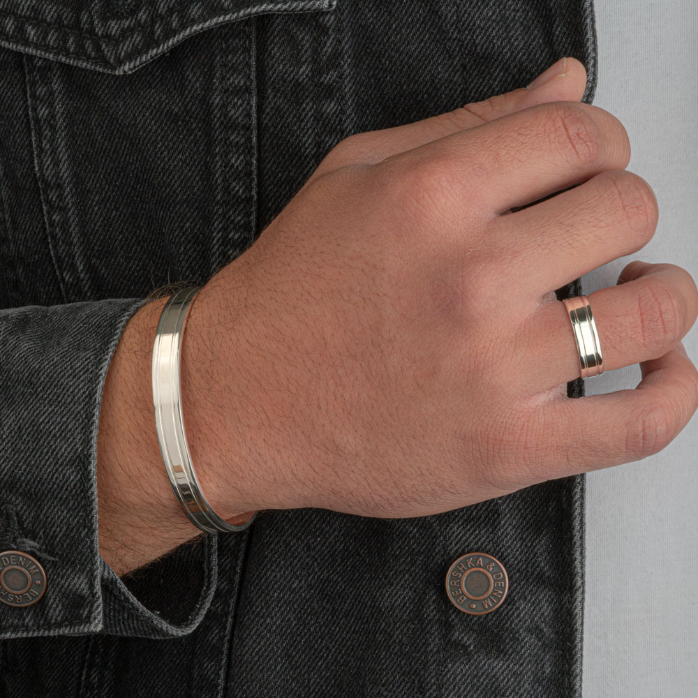 Fancy Bangle Bracelet For Men