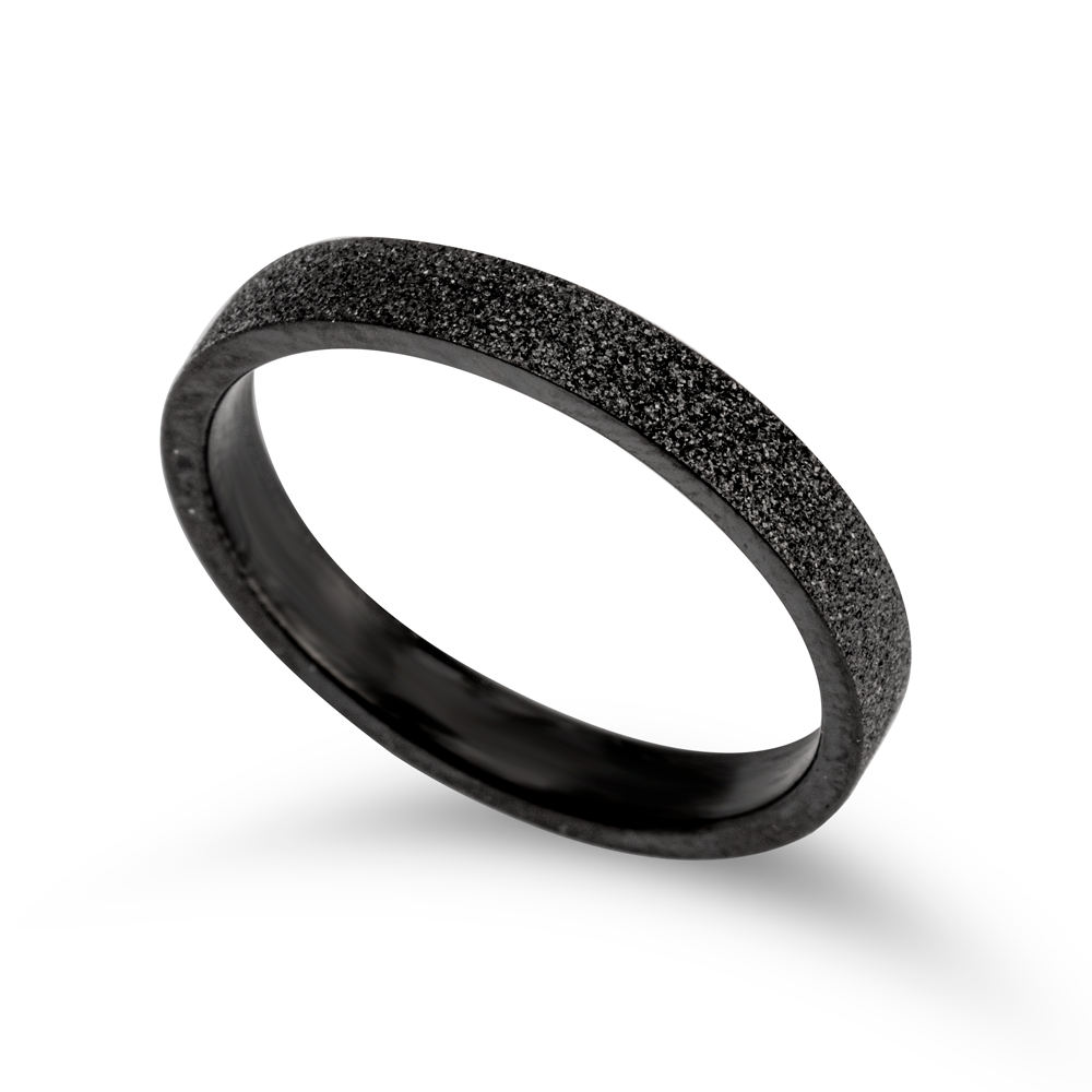 Men's Ring In Black