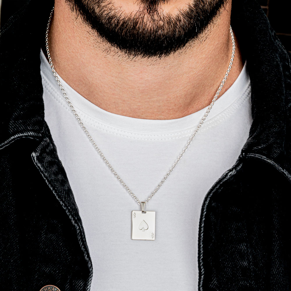 Ace of Spades Necklace