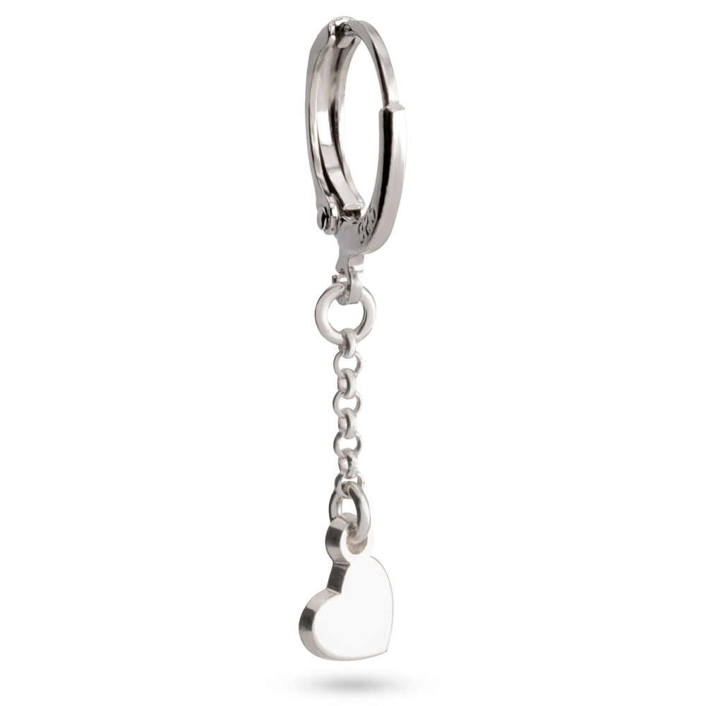 Single Dangle Heart Earring