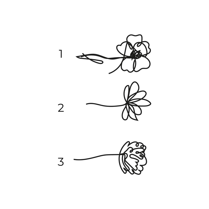 Engraved Name Necklace With Flower information