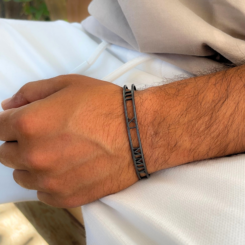 Roman Numeral Bangle