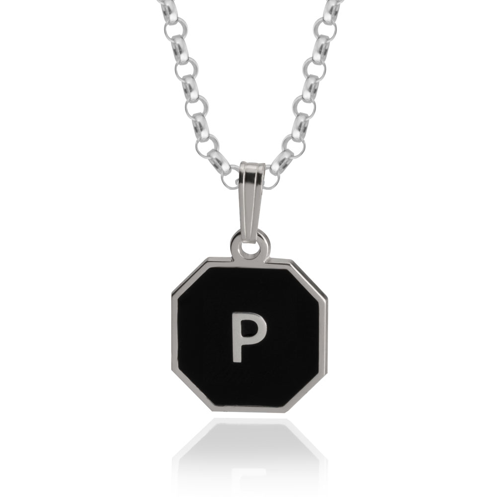 Men Initial Necklace