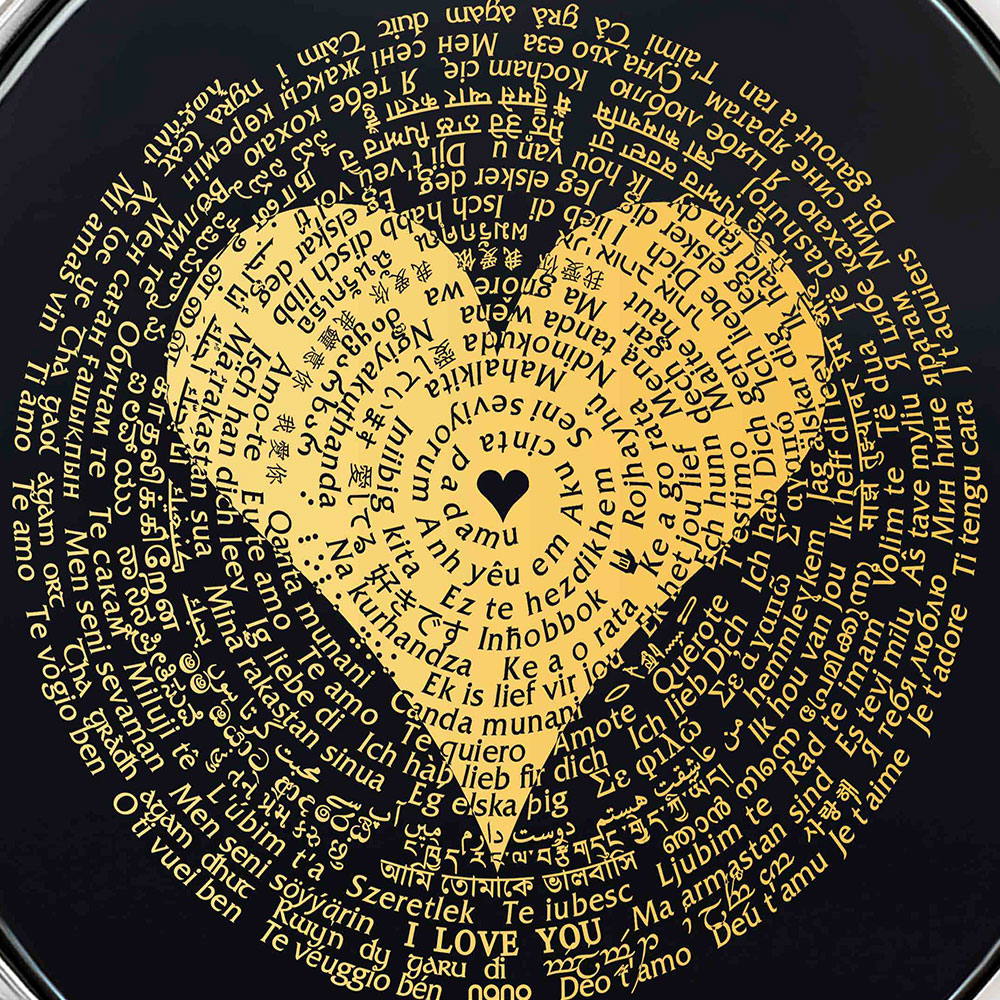 I Love You in 100 Languages Necklace