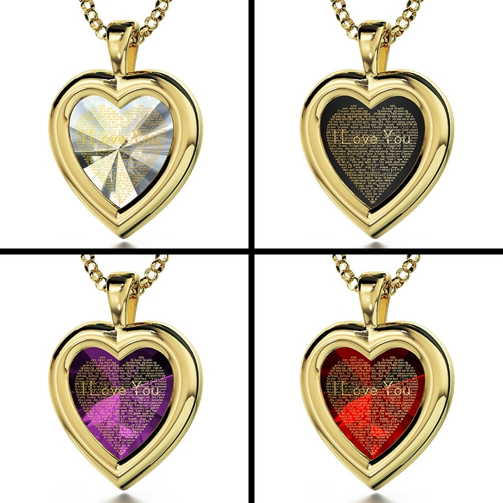 Necklace that says I love you in 100 languages - Picture 3