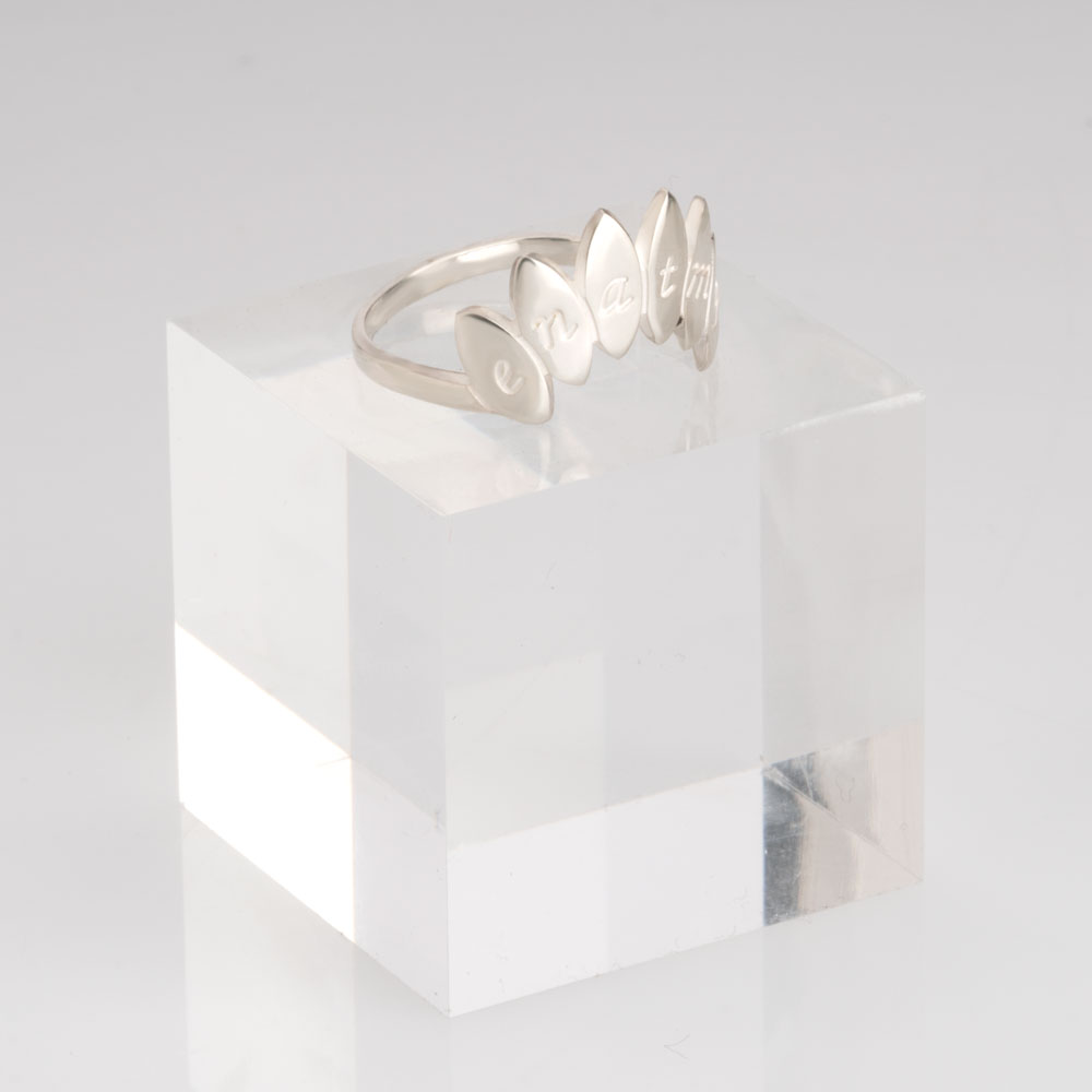 Flower Engraved Ring