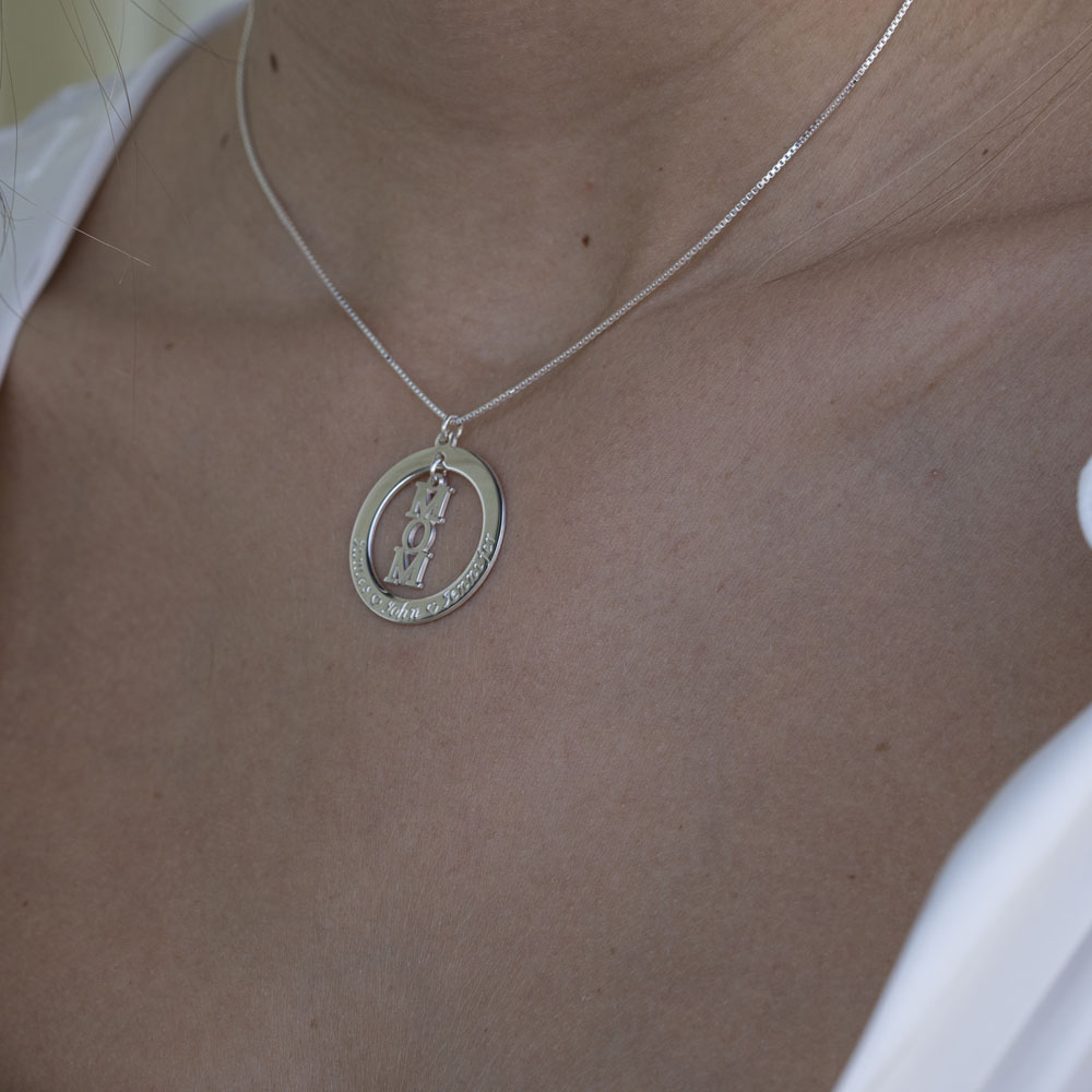 Circle Mom Necklace