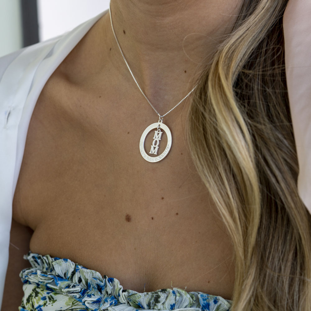 Circle Mom Necklace