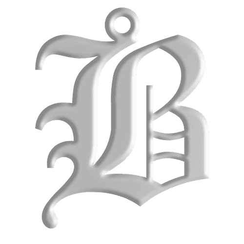 B Initial Pendant