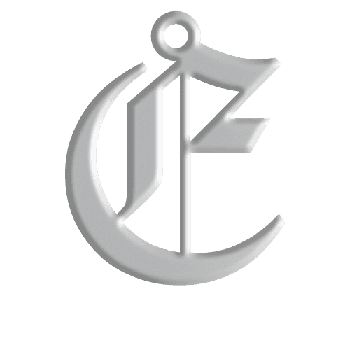 E Initial Pendant
