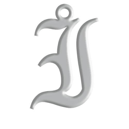 I Initial Pendant