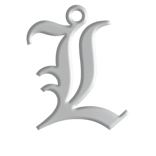 L Initial Pendant