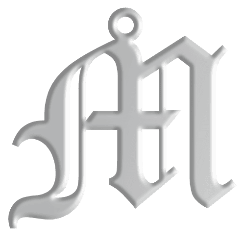 M Initial Pendant