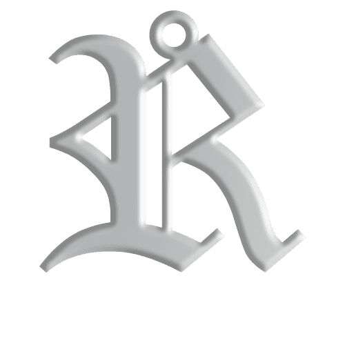 R Initial Pendant