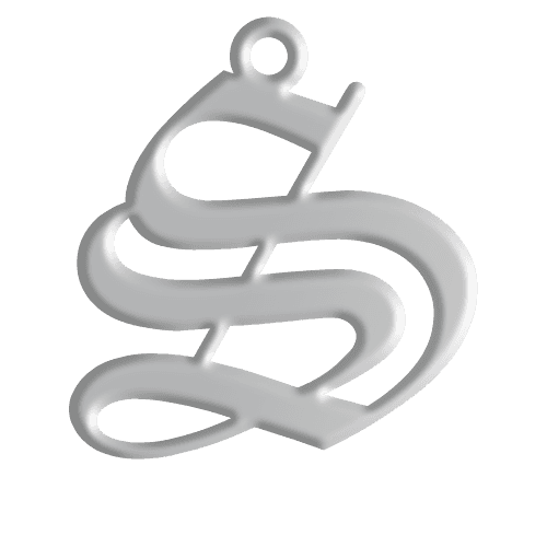 S Initial Pendant