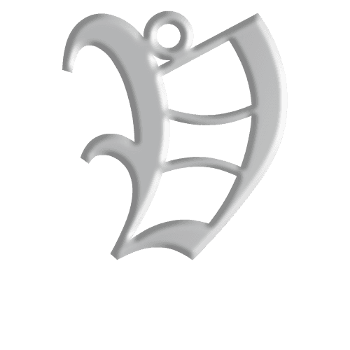 V Initial Pendant