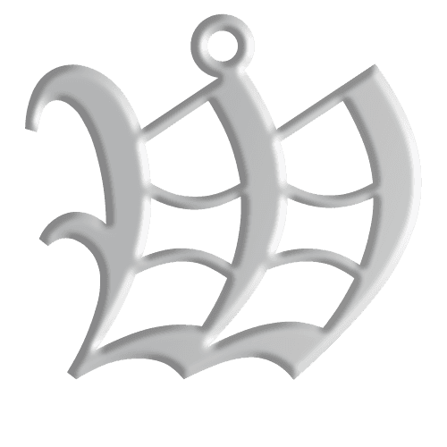 W Initial Pendant