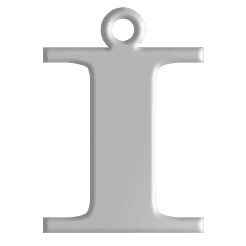 I Initial Pendant