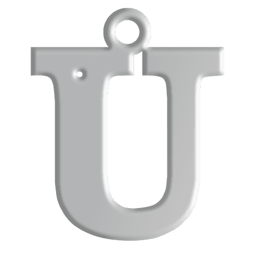 U Initial Pendant
