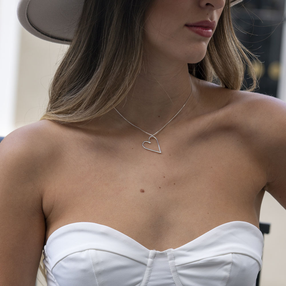 Hanging Heart Necklace